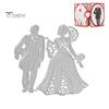 Невеста жених свадьба металлический трафарет DIY скрапбукинг пригласительные открытки трафарет