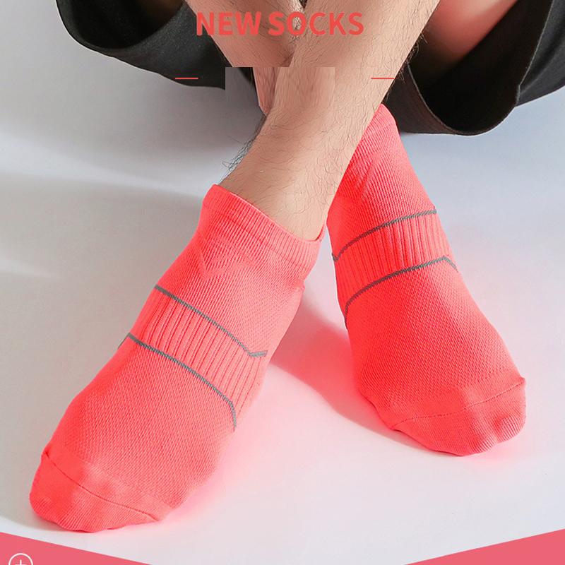 Новые мужские/женские спортивные носки для бега с низким вырезом, тонкие дышащие яркие цвета, быстросохнущие короткие носки для фитнеса, спортивные компрессионные носки до щиколотки