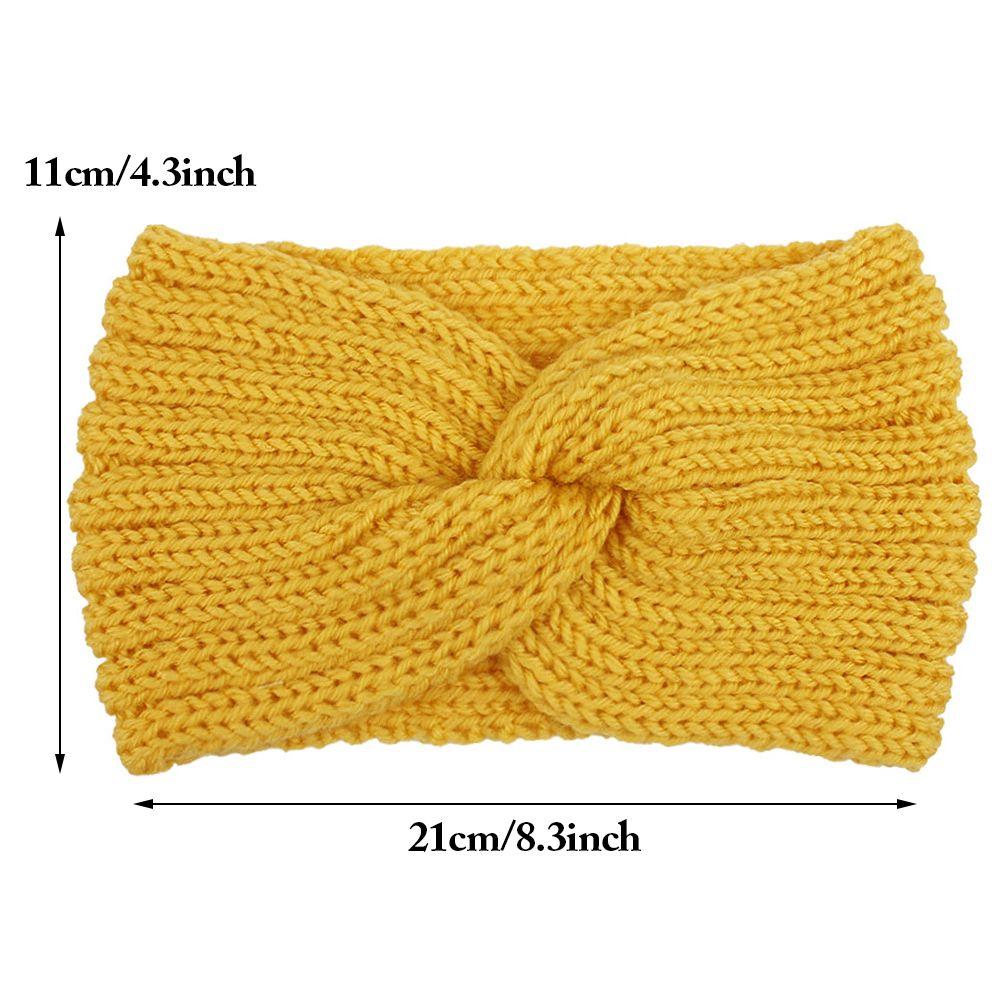 Women Hairband Head Wrap Cross Knot Hairband Hair Accessories Knitted Headband Ear Warmer Headband