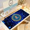 Cool F-FBI Logo Mouse Pad Anti Slip Rubber Edge Locked Thickened Laptop Gaming Desk Mat