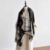 Luxury Cashmere Print Scarf for Women Winter Warm Shawl Wrap Bandana Pashmina Female Foulard Blanket Fashionable Access