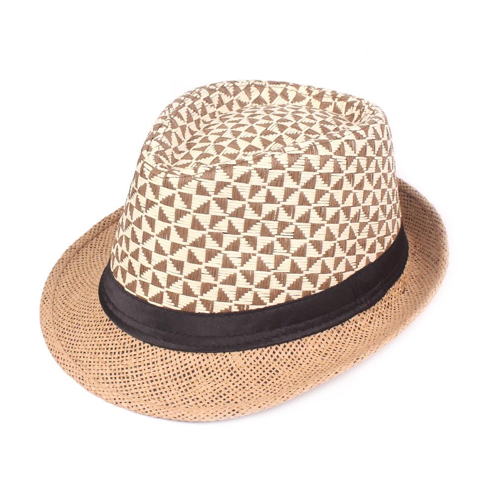 Men Baron Hat Straw Hat Spring Summer Sunshade Hat for Men Jazz Hat Gentleman Hat