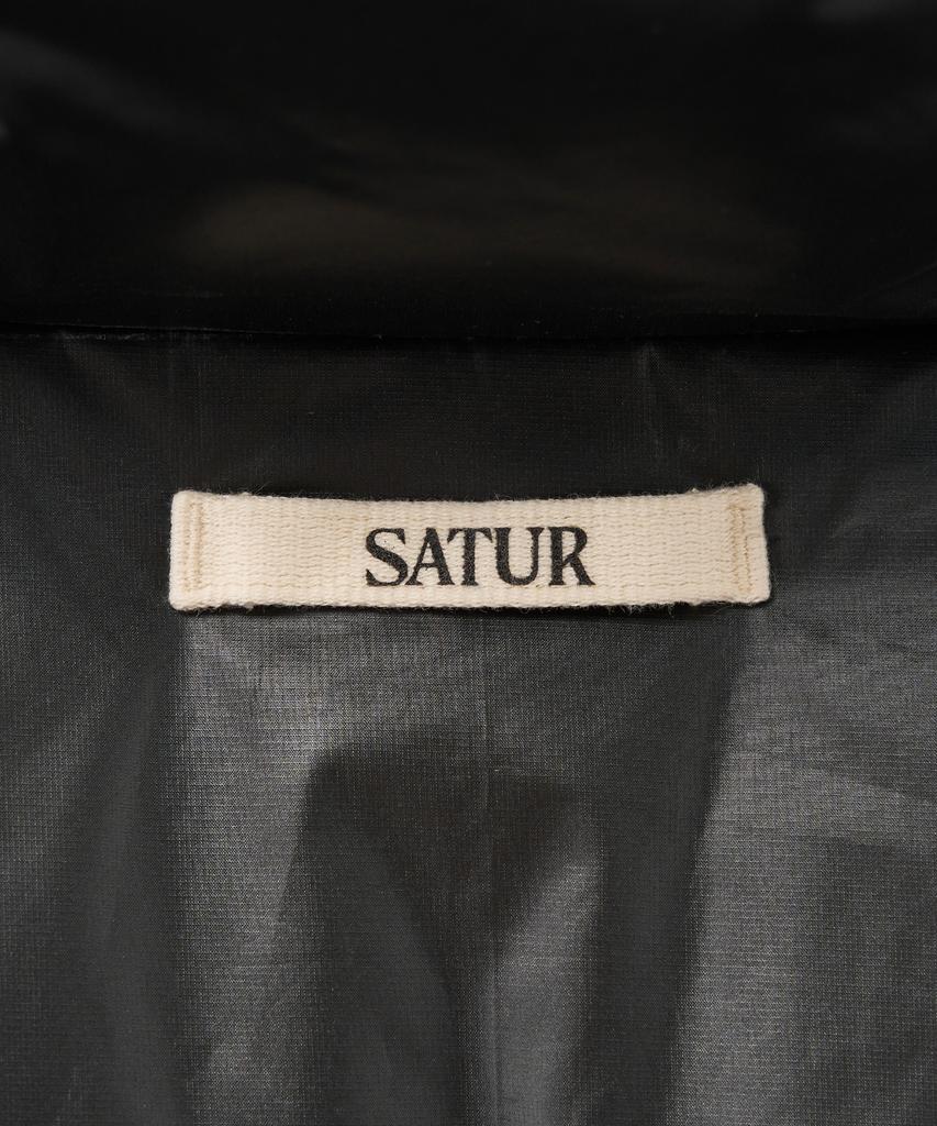 Satur Hooded Puffer Duck Down Jacket Black