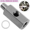 Stainless Steel 1/8" NPT Female To M10 Car Oil Pressure Sensor Connector Joint To 1/8" NPT Tee Adapter Turbo Accessories Adapter