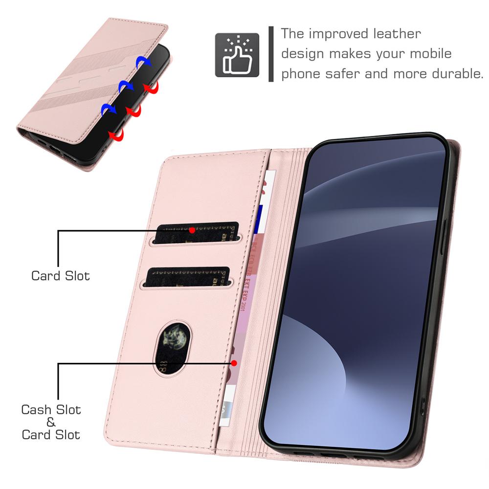 Leather Flip Case for Cricket Icon 6 (SL219C) Outlast 5G 2024 Debut S3 Magic 2 5G Cover Wallet Card Holder Phone Coque