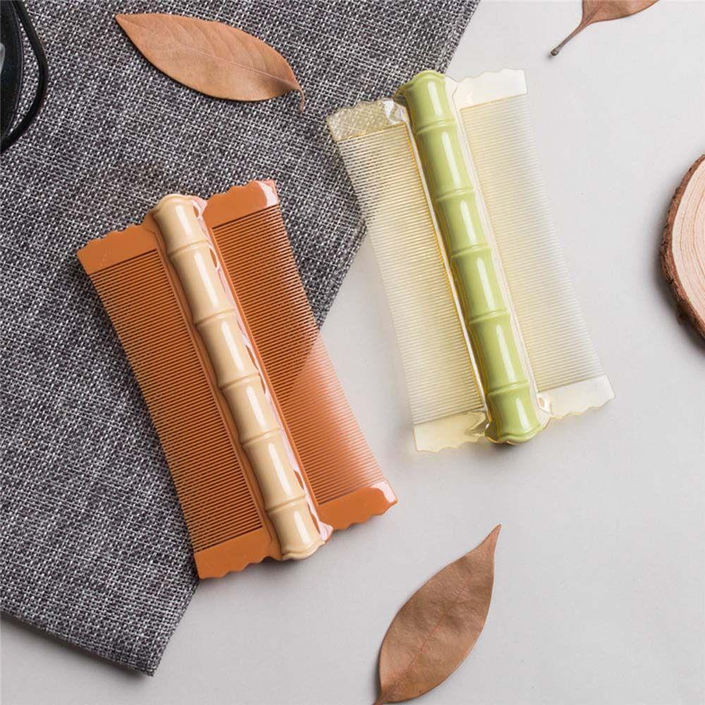 Fine Tooth Lice Flea Remove Women Hair Comb Hair Styling Tool Handle Hair Brush Hair Lice Comb