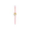 Swatch Серия Originals Кварцевый механизм Игривый Акита Милые часы 34 мм Желтый циферблат Пластиковый корпус Силиконовый ремешок Унисекс часы GE279