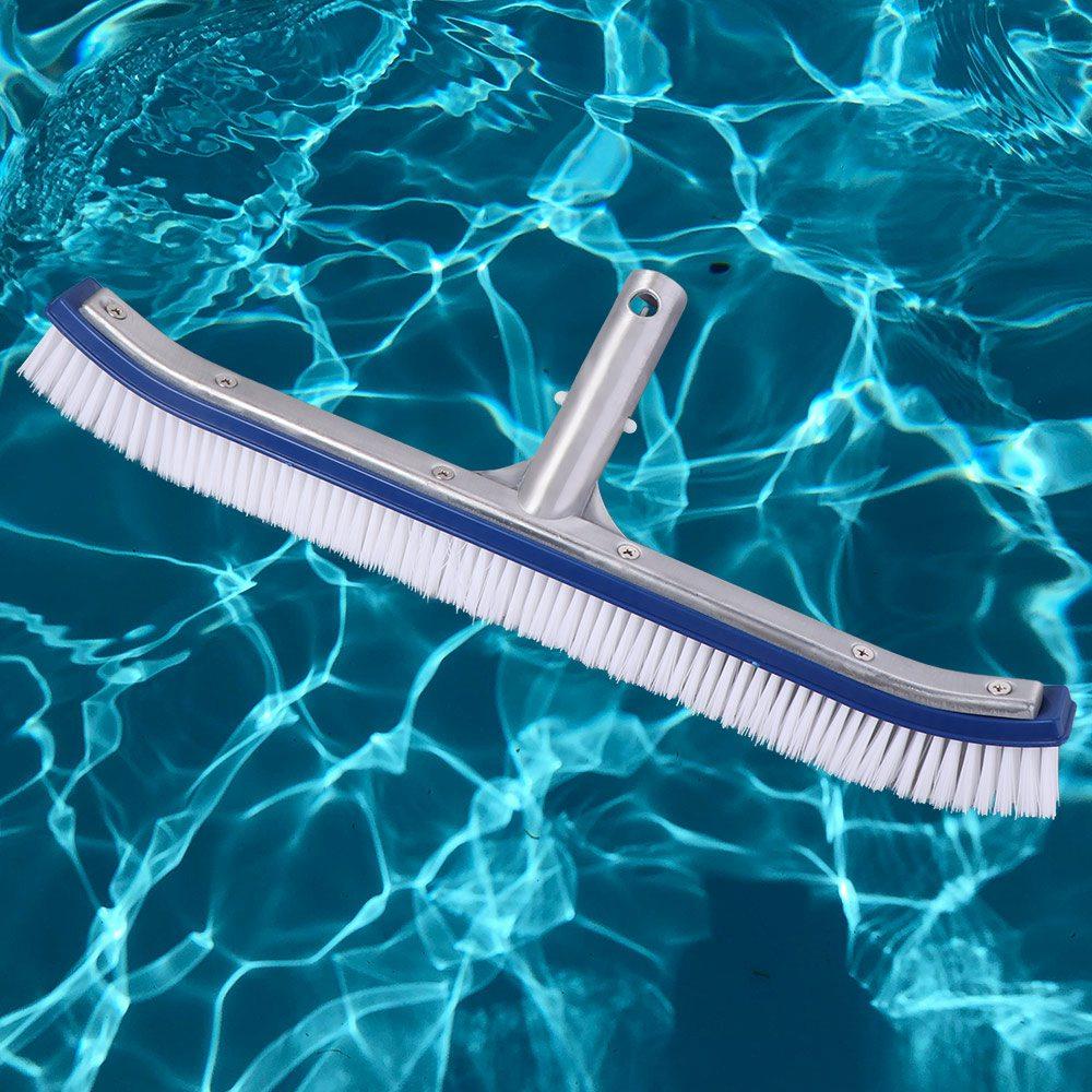 Stainless Steel Brush Swimming Pool Brush 18 Inch Pool Wall Brush Pool Cleaning