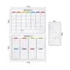 A3 Erasable Magnetic Planner: Monthly, Weekly & Daily Calendar Whiteboard