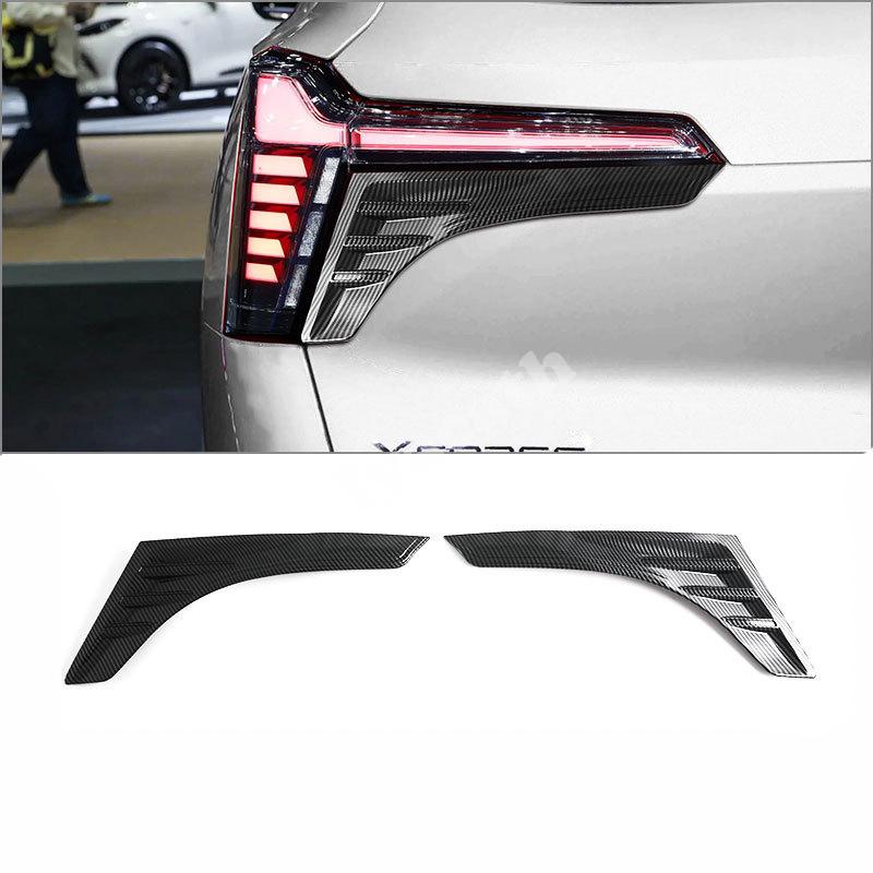 For Mitsubishi Xforce Outlander sport 2025 2026 Exterior ABS black Front Bumper Fender foglamp Rear fog Light Eyebrow Cover