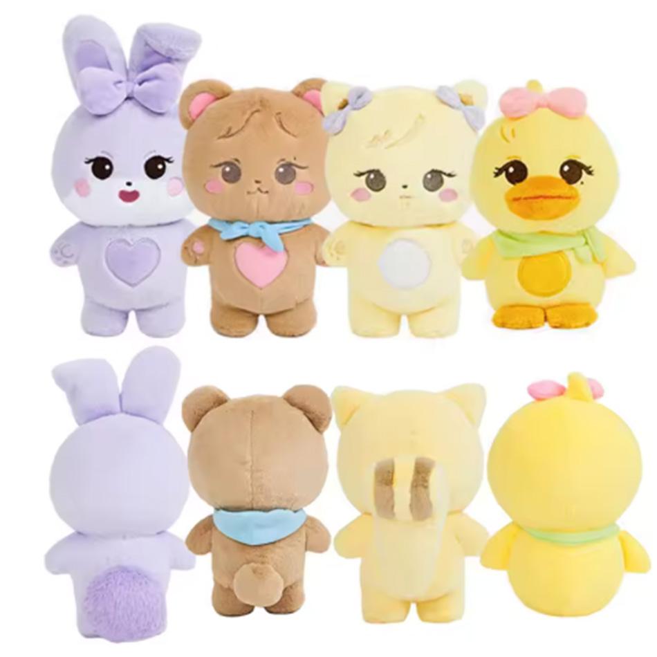 New Pink Plush Doll Borntour Official Plushies Jennie Lisa Rose Jisoo Kawaii Stuffed Animals Fans Gifts