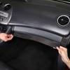 For Mitsubishi Eclipse 2006-2011 Soft Carbon Fibr Car Co-pilot Storage Compartment Panel Cover Trim Sticker Car