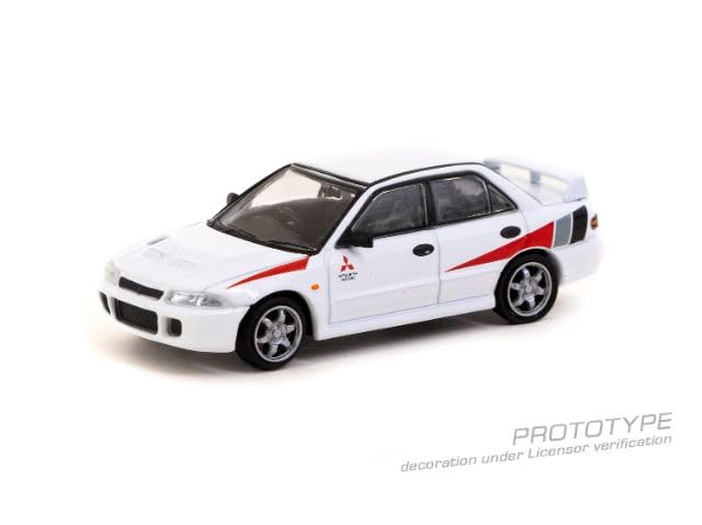 Tarmac Mitsubishi Lancer RS Evolution Белый 1/64