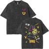 Washed Vintage Unisex Women Korean Kpop  ATEEZ World Tour Towards The Light Will To Power Tshirt Short Sleeve Cool Streetwear
