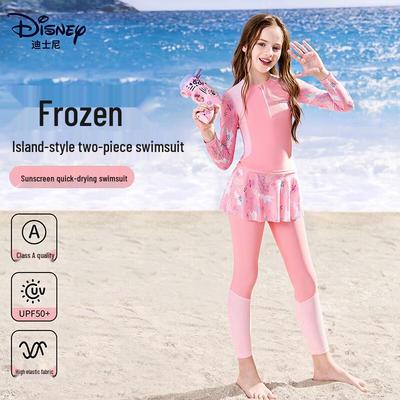 Детский раздельный купальник с длинным рукавом Disney
