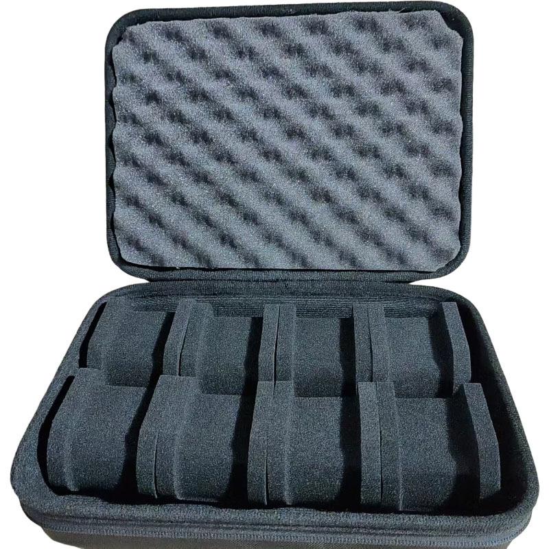 1Pcs Hard Eva Watch Storage Case With 6/8 Slots Soft Shockproof Lining Perfect For Home Travel Watch Collection