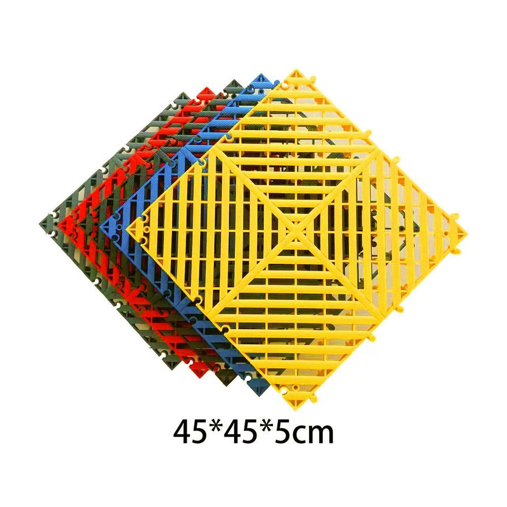 Сверхтолстая 3 см противоскользящая решетка для автомойки с дренажом