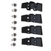 4Pcs Pull Door Strap End Repair Kit with 8 Screws for Lincoln Town Car 2003-2011