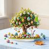 Yousheng 2D Плоская Настольная Табличка Пасхальное Яйцо Акриловое Красочное Дерево с Пасхальными Яйцами Настольное Украшение для Весенней Вечеринки Домашний Декор