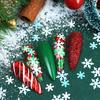 6-Grid Boxed Snowflake Nail Glitter Mixed Color Christmas Nail Art Glitter For DIY Accessories For Winter and Christmas