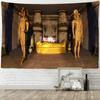 Древний Египет Фараон Гобелен Настенный Гобелен Винтаж Бохо Колдовство Хиппи Тапиз Домашний Декор Фон Ткань