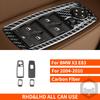Для BMW X3 E83 2004 2005 2006 2007 2008 2009 2010 наклейка из углеродного волокна Центральное управление коробкой передач Розетка Интерьер автомобиля