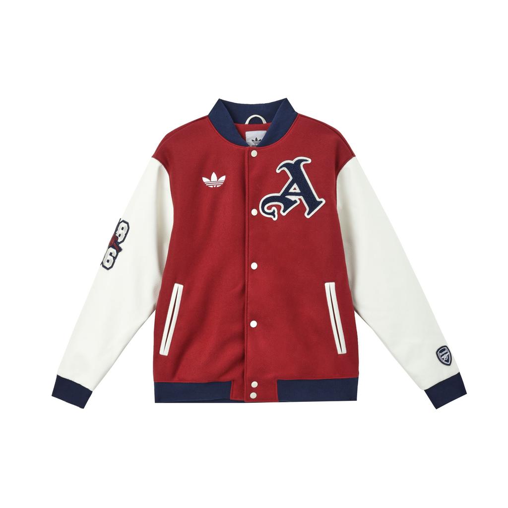 Adidas Оригиналы Футбол Спорт Серия Узор из букв Теплая Удобная Повседневная Хлопковая Куртка Мужская Куртка Элегантный-Фиолетовый JF0560