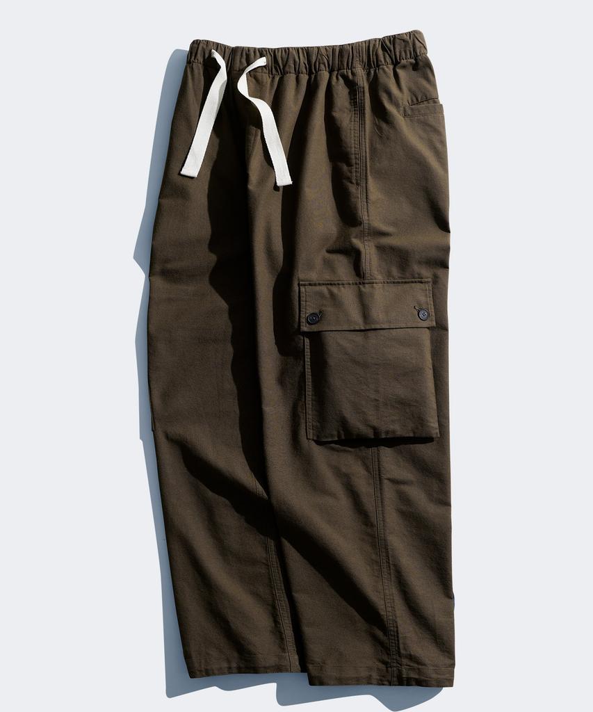 PERSTEP Cool Mix City Loose Fit Cargo Long Pants Deep Brown Khlp4629