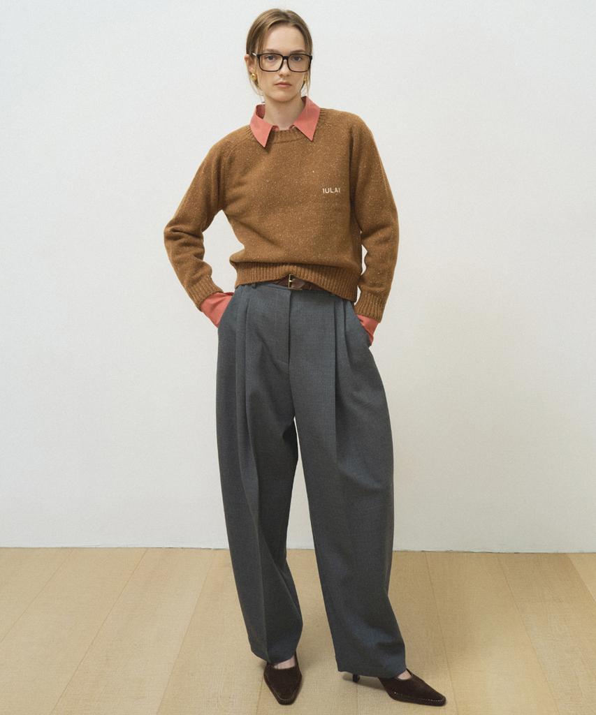 IULAI Pumpkin Low Slacks Gray
