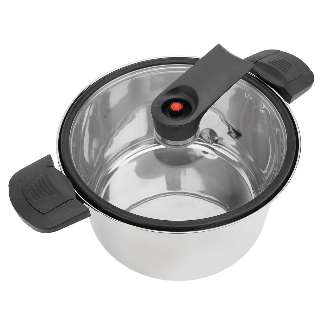 Микроскороварка многофункциональная бытовая скороварка из нержавеющей стали кастрюля для супа со стеклом