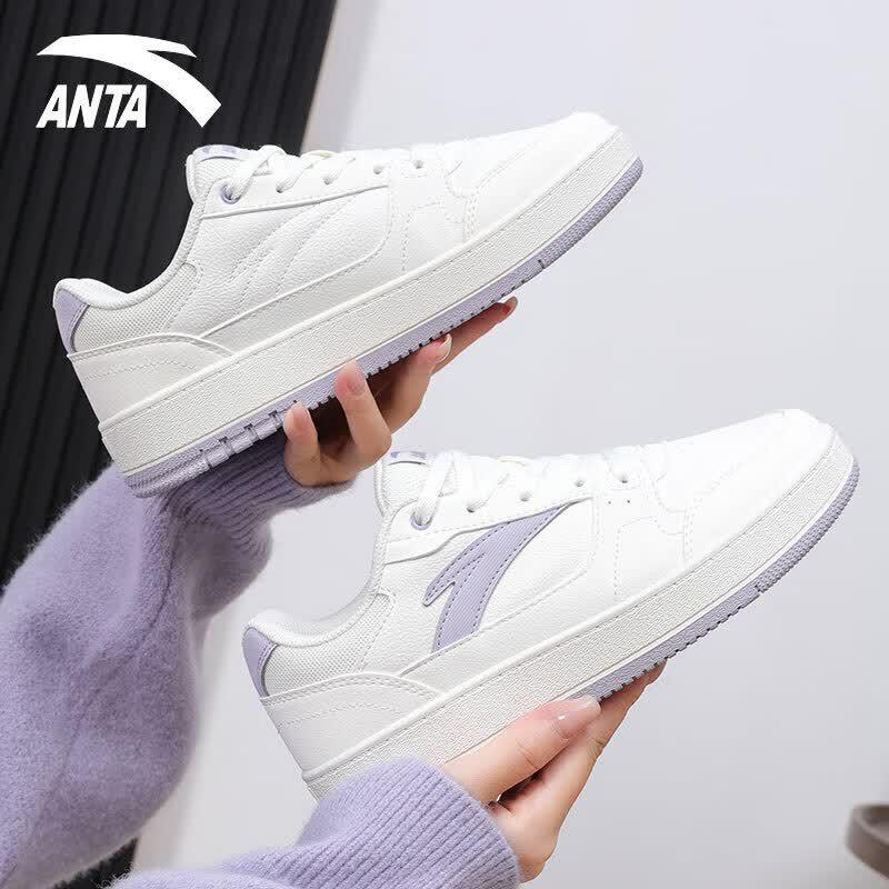 Anta Yuan Nian 2 Women's Retro Platform White Sneakers