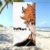 1 шт. H-Haikyuu H-Хината Сёё Принт Микрофибра Пляжное полотенце Быстросохнущее Впитывающее Без песка для Пляжа Тренажерного зала Ванной Комнаты Аксессуары