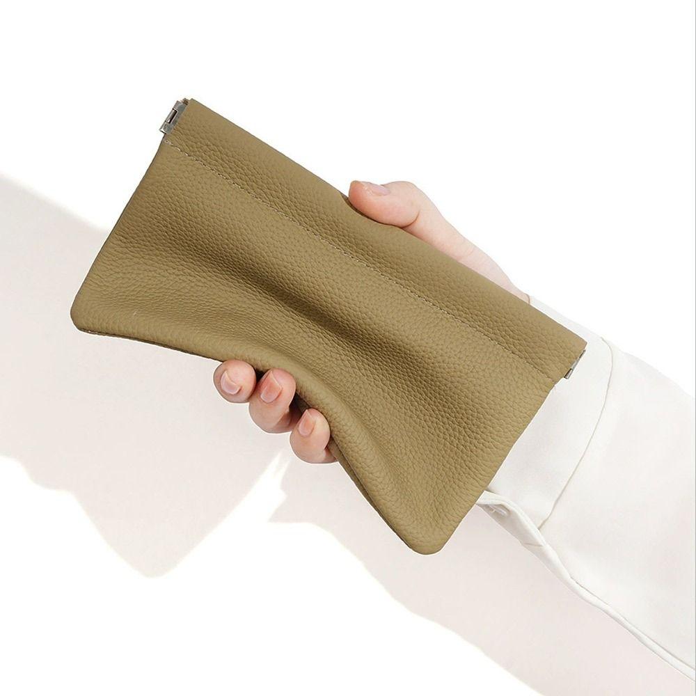 Кошелек из искусственной кожи, автоматическая закрытая косметичка, портативная сумка для денег для женщин, девушек, подарок
