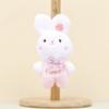 Adorable Bunny Keychain Plush Toy Soft Stuffed Animal Doll For Kids And Adults