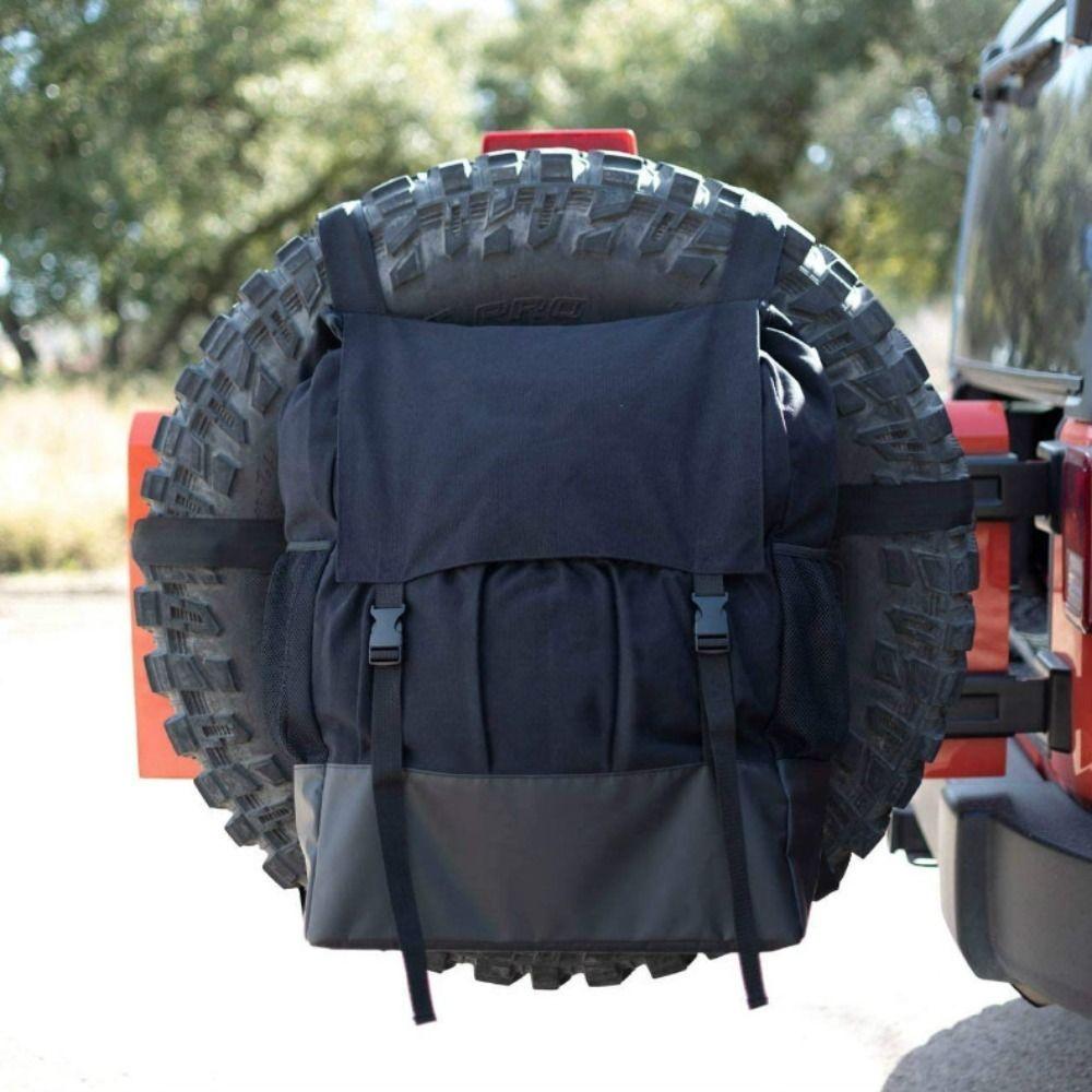 Heavy Duty Truck Organizers Hanging Bag Storage Trash Bag Large Capacity Spare Tire Bags Desert