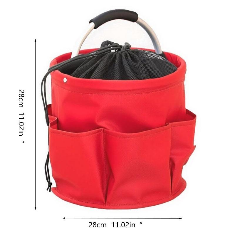 New 17L Large Capacity Car Wash Folding Storage Basket Picnic Garden Beach Tote Outdoor Handle Tool Bag Cleaning Organizer Bag