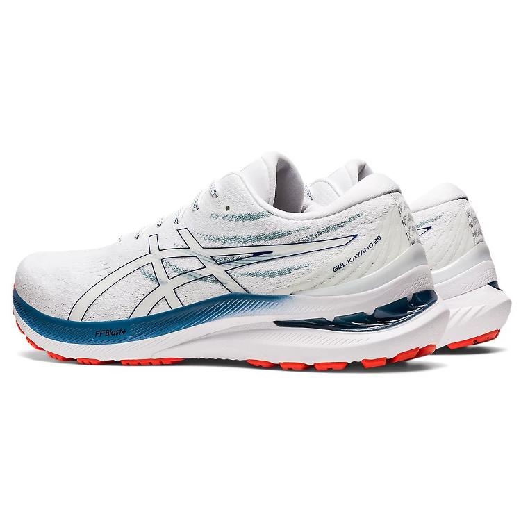 Новые Asics Gel Kayano 29 Белый Глубокий океан 1011B440-101