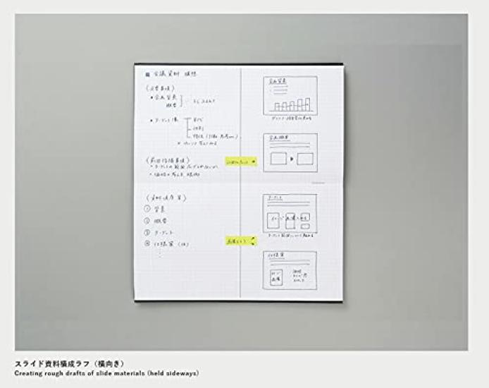 KOKUYO Field Notebook Sketch 3mm Grid Sulfur Yellow of SE-Y7Y [Set 10]