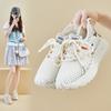 Ins Korean Version of Flying Woven Shoes Summer New Student Sports Shoes Breathable Fitness Running Casual Street Shot XFG23