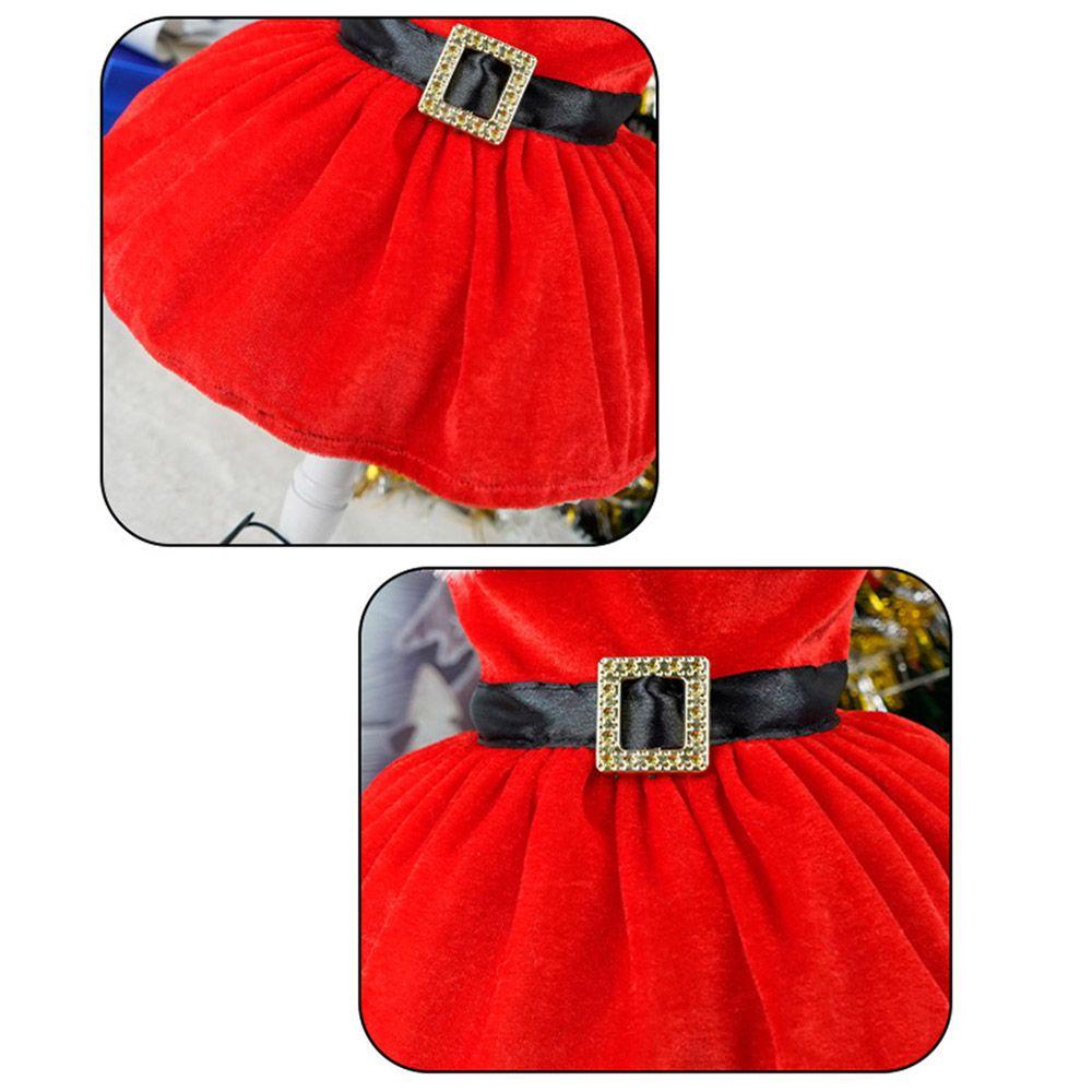 Cat Puppy Dress Winter Outfit Animals Costume Dogs Clothes Warm Coat Christmas Dog Dresses