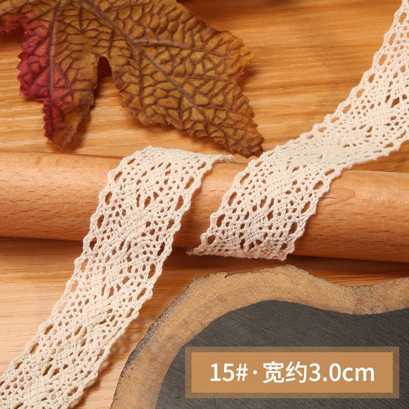 Полое кружево ручной работы своими руками Декоративный кружевной ремешок Одежда Скатерть Шторы Ткань Материал Хлопковая нить Кружевной край