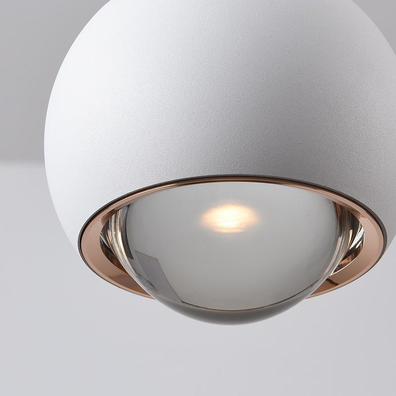 Спальня, прикроватная люстра, минималистский ресторан, бар, кабинет, подвесная линейная лампа, современная простая сетчатая красная шарообразная подъемная маленькая люстра