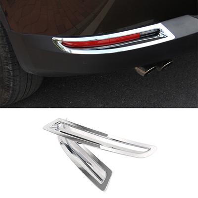 ABS хром для Tiguan 2010 2011 2012 2013 2014 2015 автомобильный задний противотуманный абажур крышка противотуманной фары отделка автоаксессуары Стайлинг