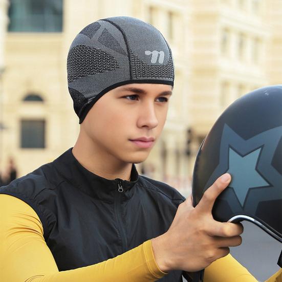 Велосипедная шапка для езды на открытом воздухе, ветрозащитная защита ушей, подкладка для шлема мотоцикла, шапочка для езды и бега