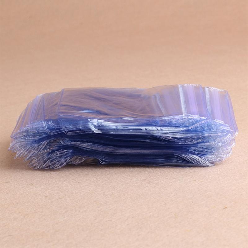 100pcs Clear Plastic Ziplock Storage Bag Jewelry Resealable Sealed Zipper Pouch