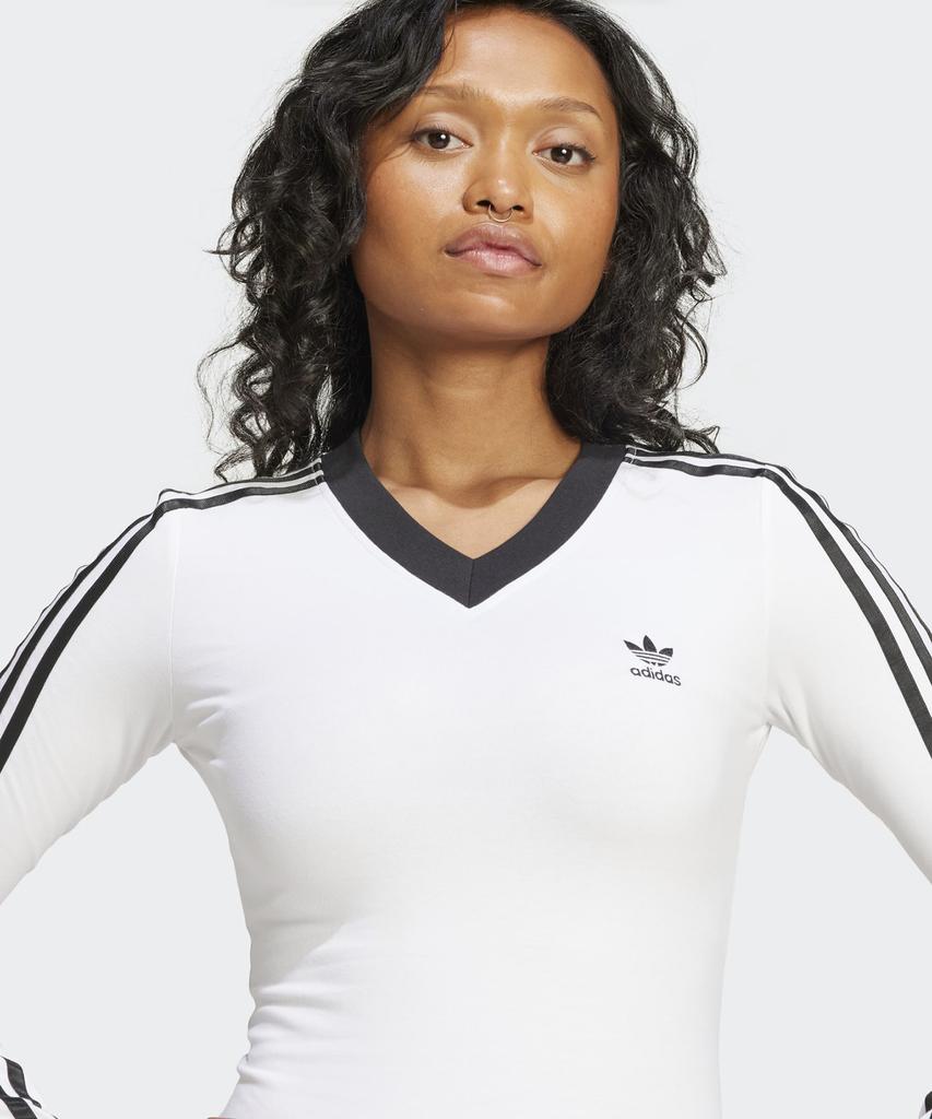 adidas Рубашка с длинным рукавом и V-образным вырезом - Белый / Jc8154
