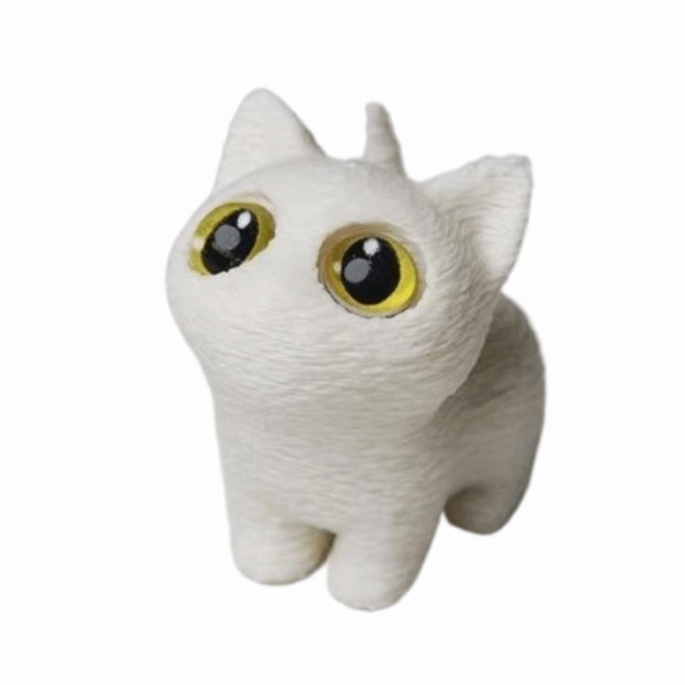 PLA 3D-печатные фигурки кошек Игрушки Модель Котёнок Микро-ландшафтные поделки Дом с привидениями