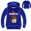 Roblox Nose Red Childrens Cartoon Print Hoodie Sweater Long Sleeve Tops