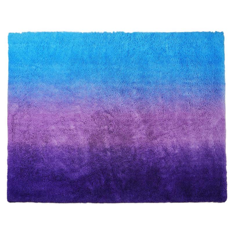 Soft Area Rugs Bedroom Carpet Fluffy Non-slip Tie-Dyed Fuzzy Shag Plush Soft Shaggy Bedside Rug Living Room Carpet