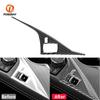 Car Gear Shift Drive Panel Trim Cover for Infiniti Q50 Q60 2014-2019 Carbon Fiber Look Decoration Sticker